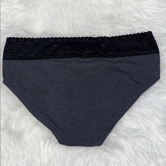 NWOT Warner's Gray/Black Briefs Size XL - Picture 3 of 3